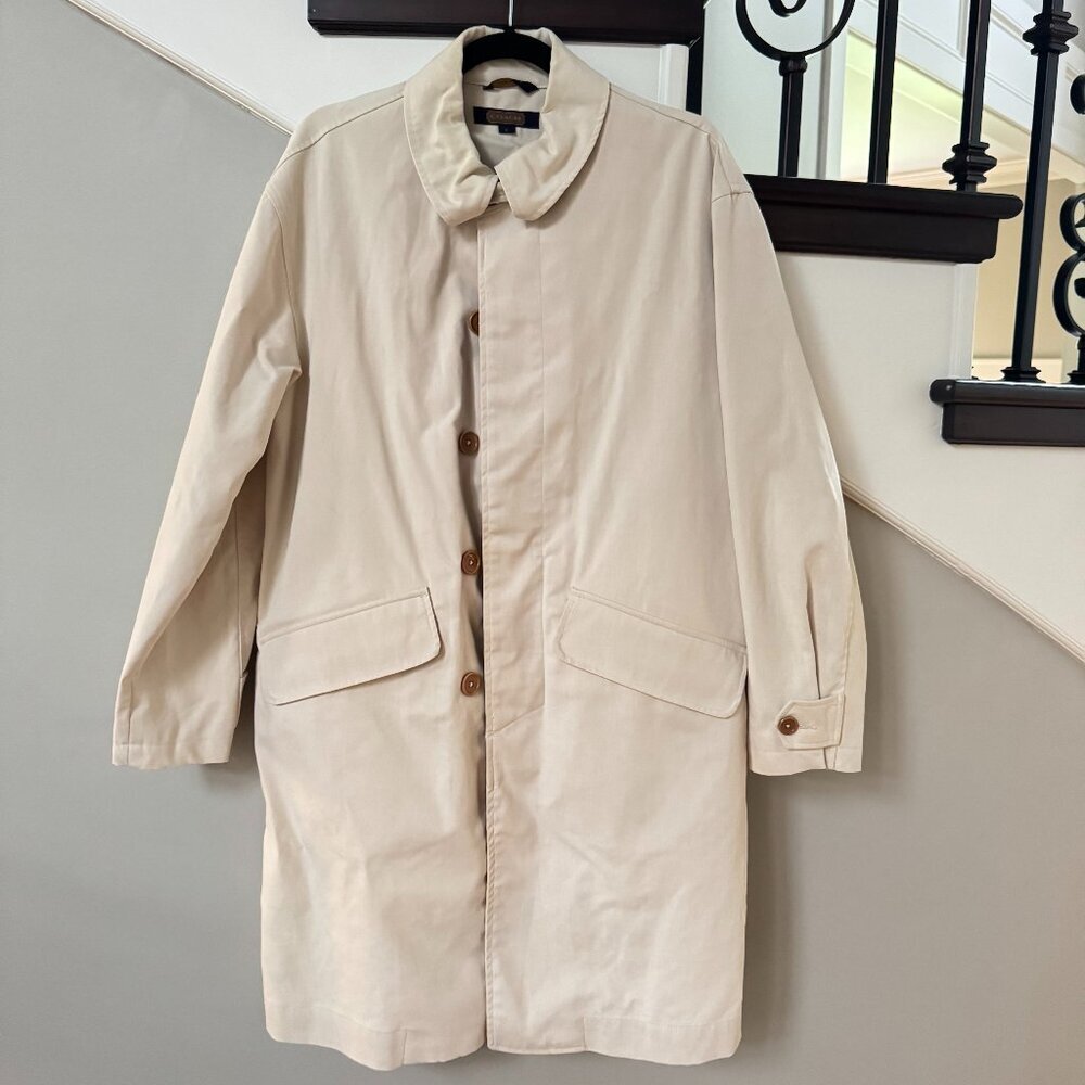 Coach Cream trench jacket